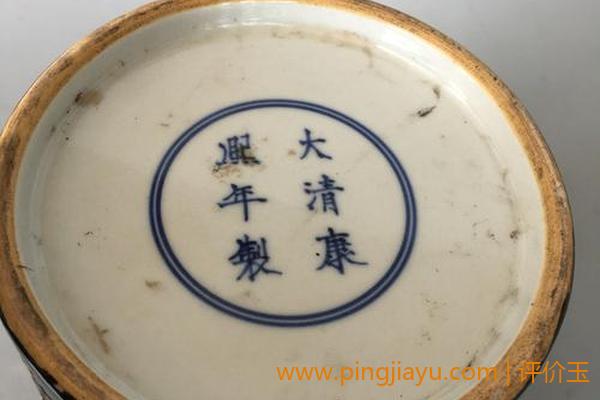 安い売上中国清時代　最上手　大清康熙年製　青花鉢　直径12.2　東Y5-11272F 工芸品